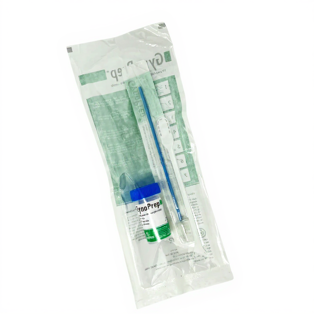 GynoPrep® Kit de Coleta - Frasco 10 mL + Espátula Ayre + Escova Cervical