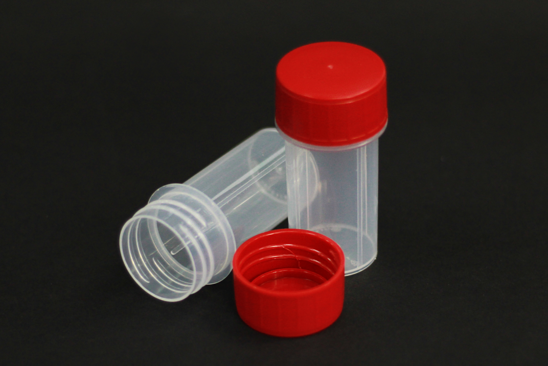 Frasco Coletor Plástico Vazio 40 ml - Não Estéril (cx com 800 unids) - Stra Medical
