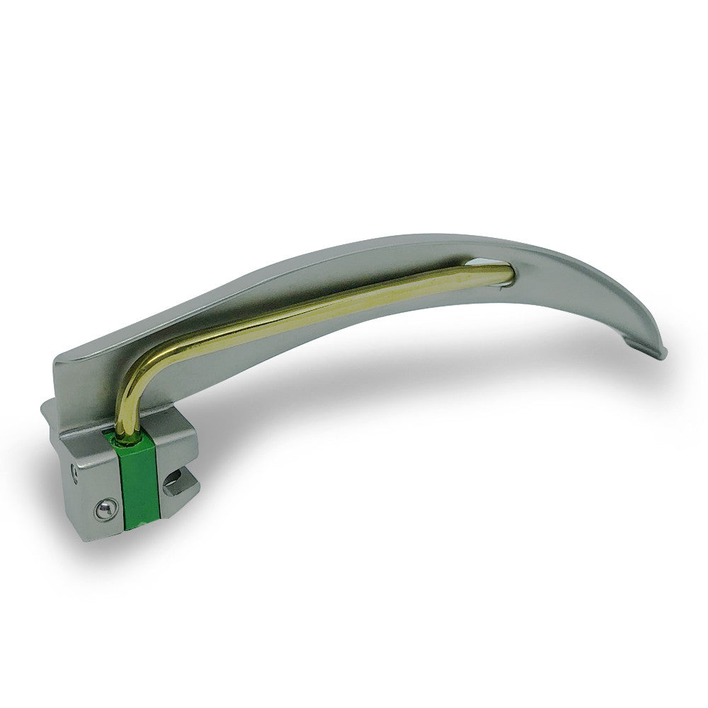 Lâmina de Laringoscópio Fibra Ótica para Ressonância Magnética - Curva MAC 4 - SM-3224 - Scope Medical